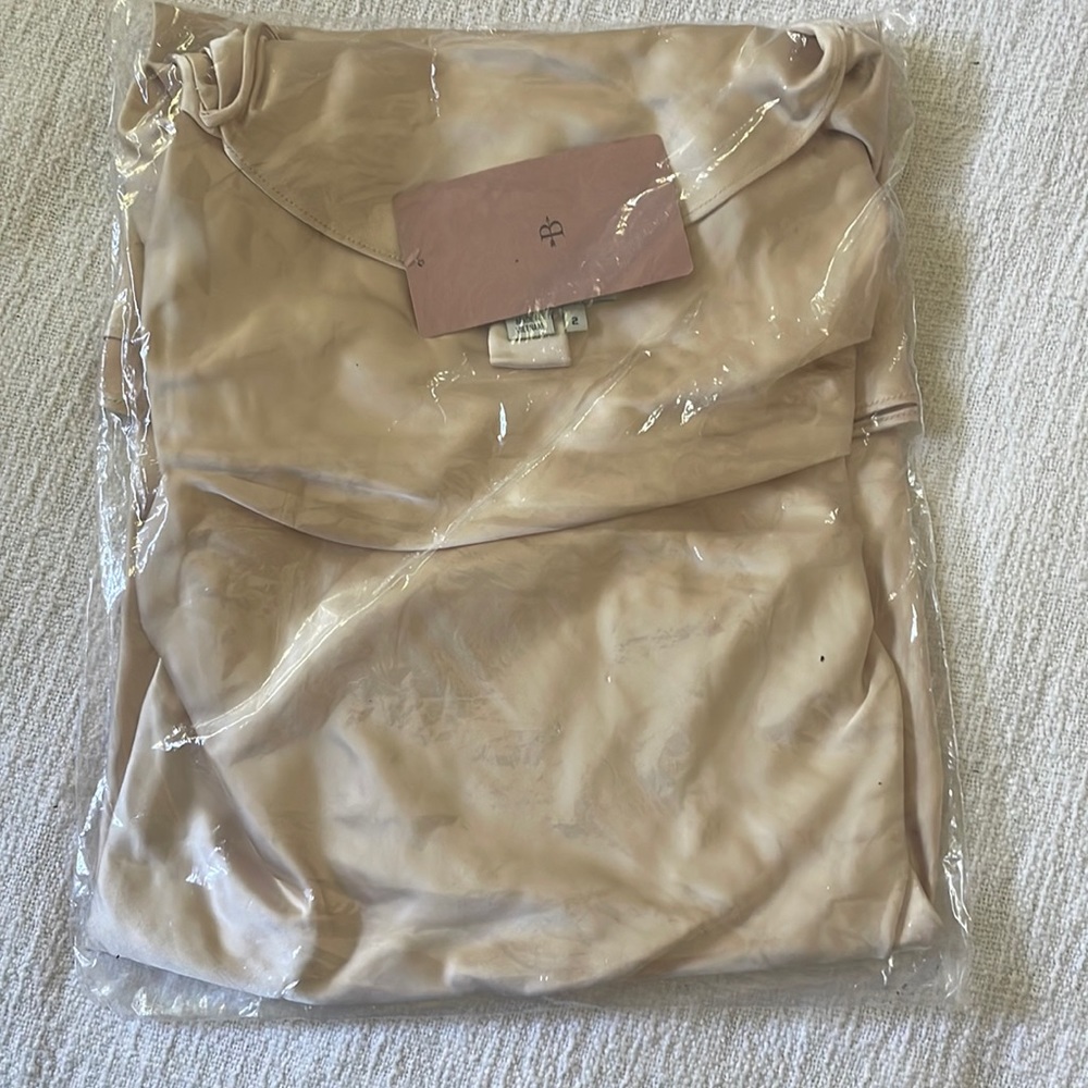 Bhldn Sachin & Babi Winter Slip Champagne Gold Satiny Cowl Back Strappy Dress 2